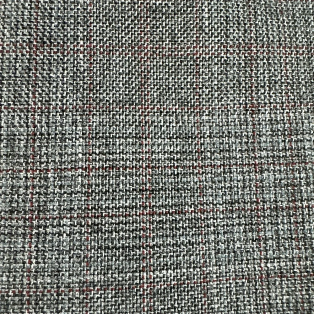 VTG Hardwick Sport‎ Coat Blazer Sz 42R Gray Red Plaid Wool Blend Jacket USA Made